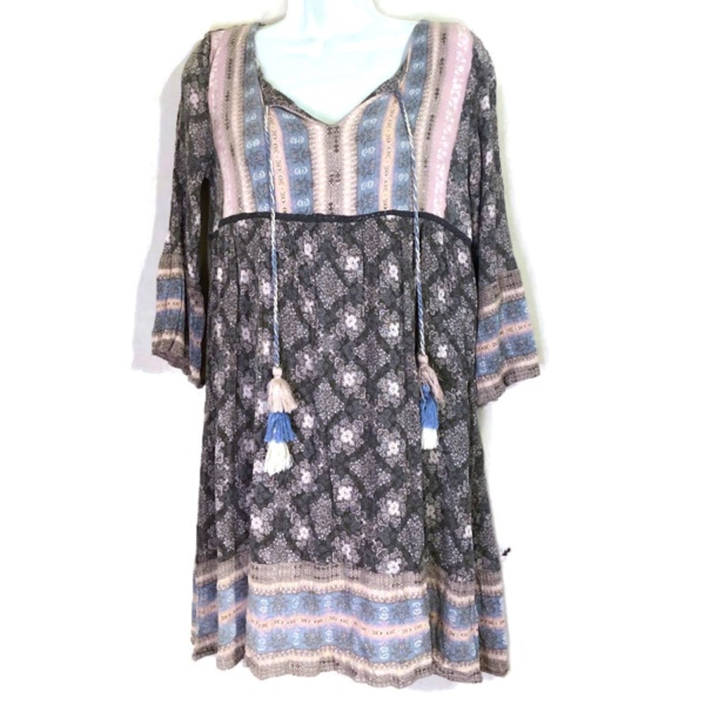 Ladies Sz S Knox Rose 1/2 Length Sleeved Fall Dress